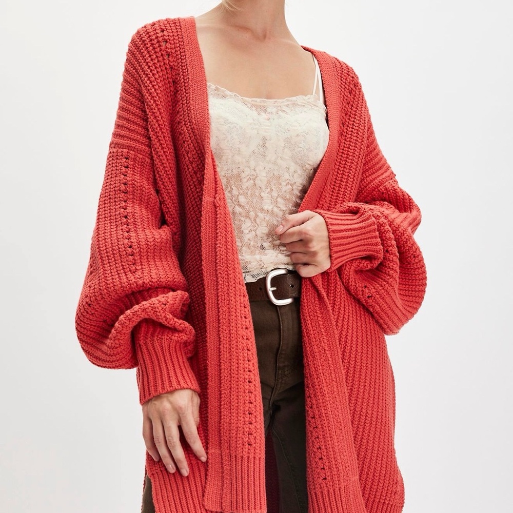 Women's Coral Knit Cardigan